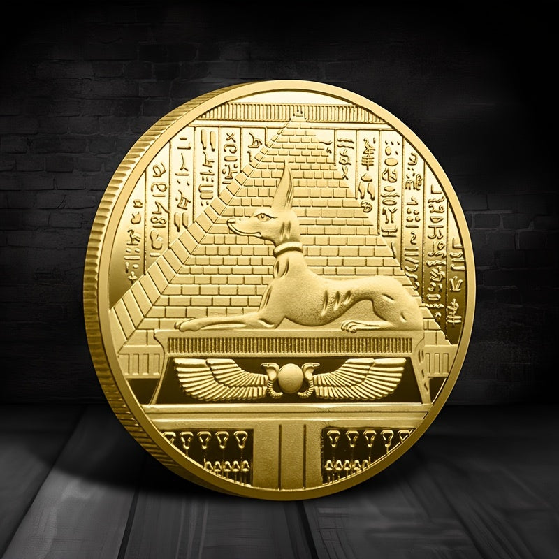 Egyptian Death Protector Treasure Coin Collectible Gift