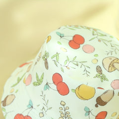 Cherry Print Reversible Bucket Hat for Women