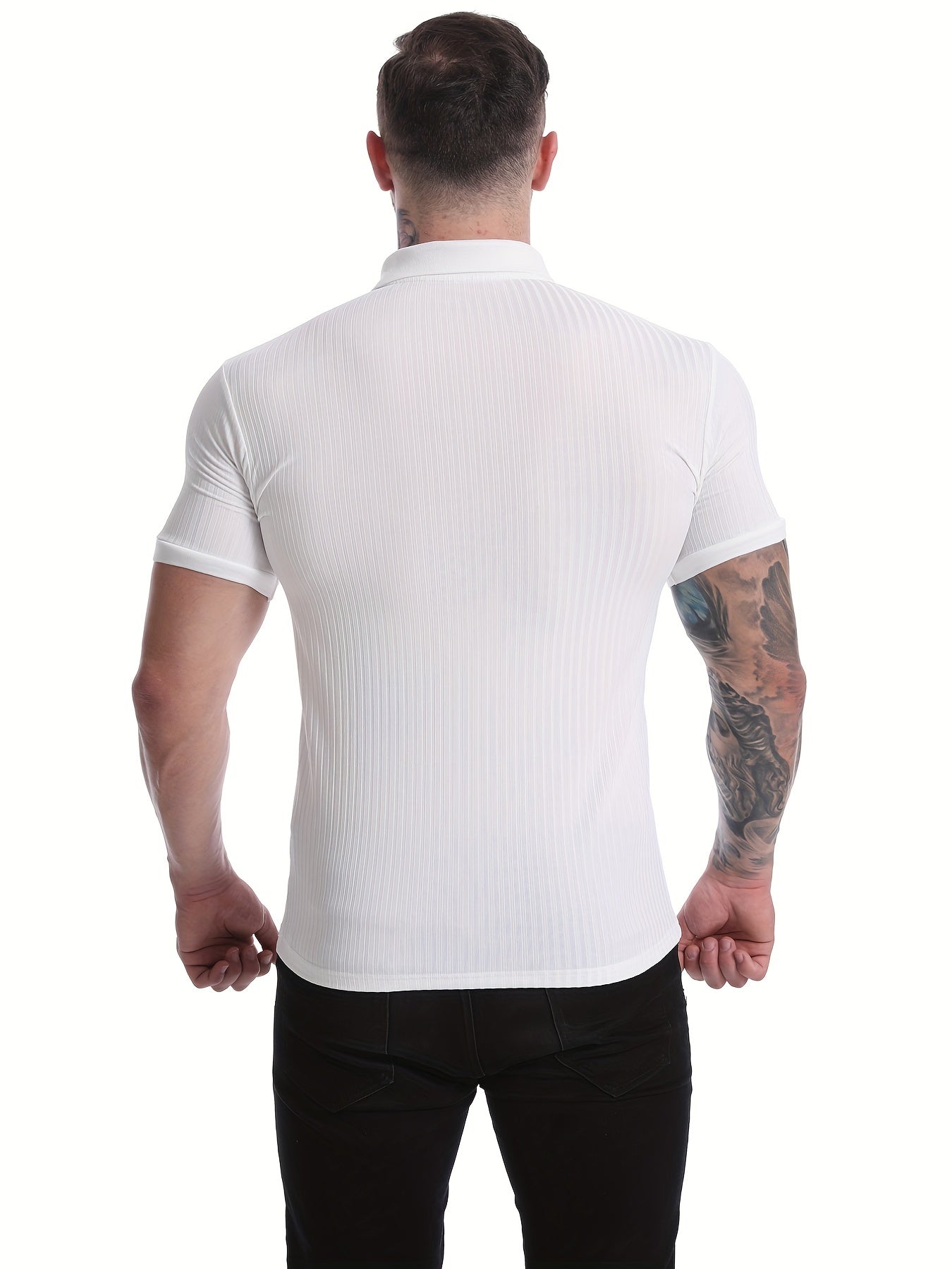 Men's Vintage Casual Button Up Shirt Summer Outdoor