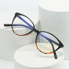 Cat Eye Tortoiseshell Light Blocking Glasses
