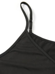  Leopard Letter Nightdress Stretch Cami Sleep Dress