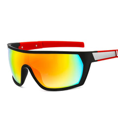 Sports Anti-UV One Piece Sunglasses for Cycling Mountaineering