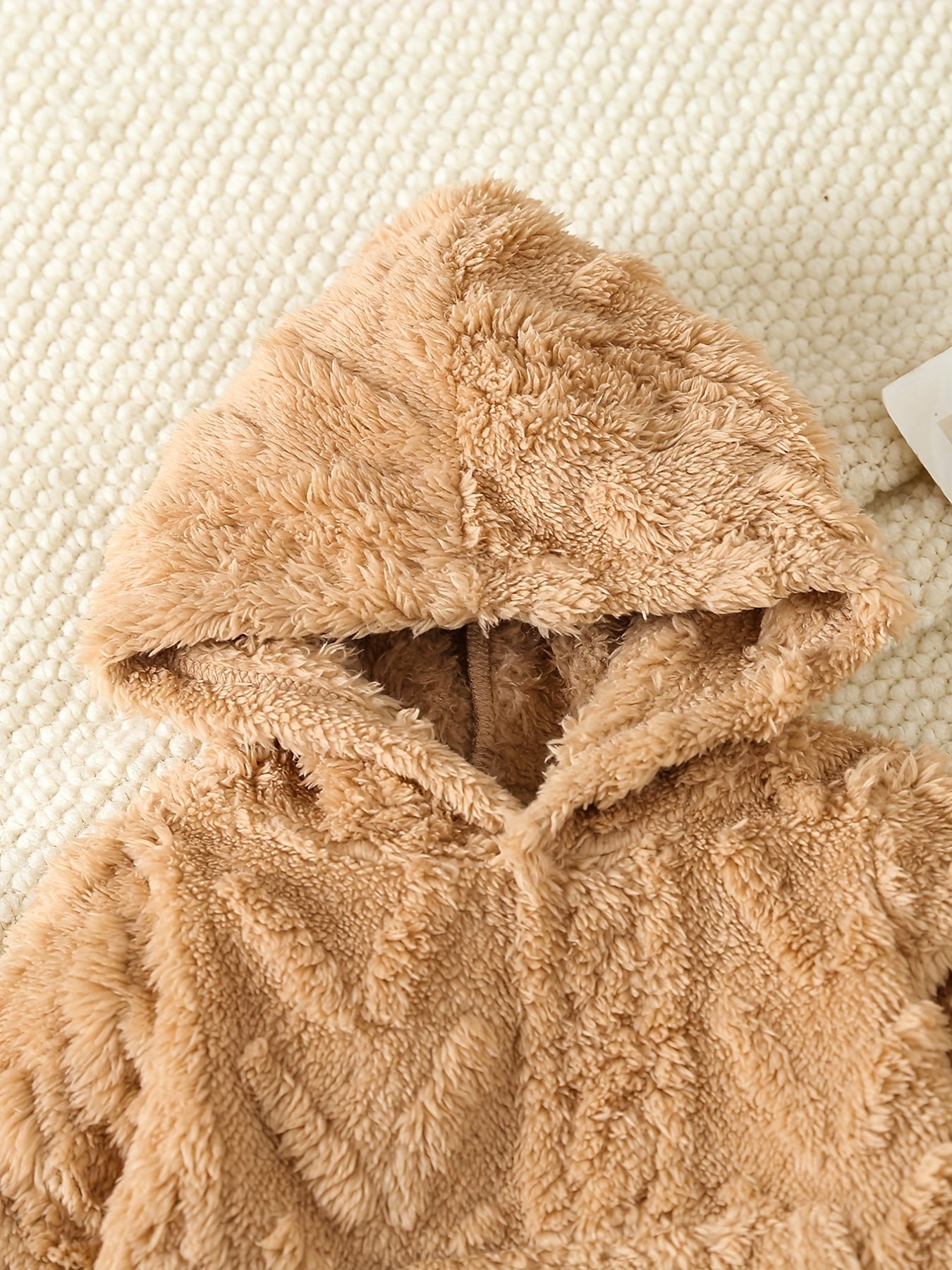 Baby Furry Thermal Set Hoodie & Pants Outfit