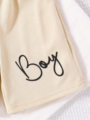 2pcs Mama's Boy T-shirt & Shorts Summer Set for Boys