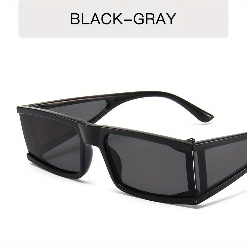 Y2K Futuristic Sunglasses Mirror Lens Glasses UV400
