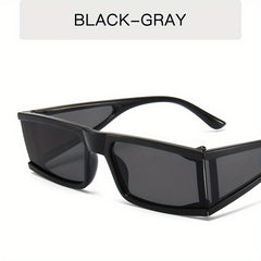 Y2K Futuristic Sunglasses Mirror Lens Glasses UV400