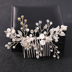 Crystal & Pearl Bridal Comb