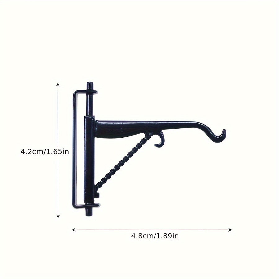 4pcs 1:12 Mini Alloy Hook Stand Model Ornament Hanging Lamp Dollhouse Decoration