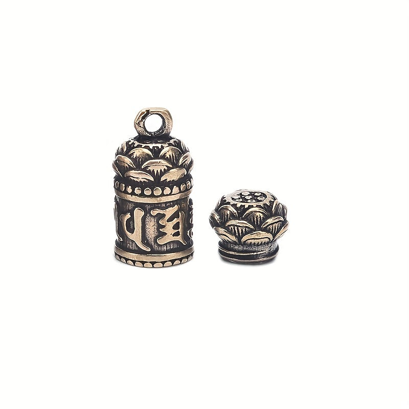Hollow Brass Vintage Pendant for Jewelry and Accessories