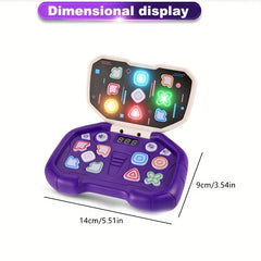 Educational Music Speed Game Console Dance Machine Purple