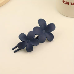 Frosted Flower Hair Clip Solid Hair Clip Ponytail Clip Side Clip Hair Accessorie