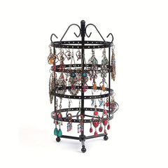 4 Tiers Rotating Earring Spin Table Organizer