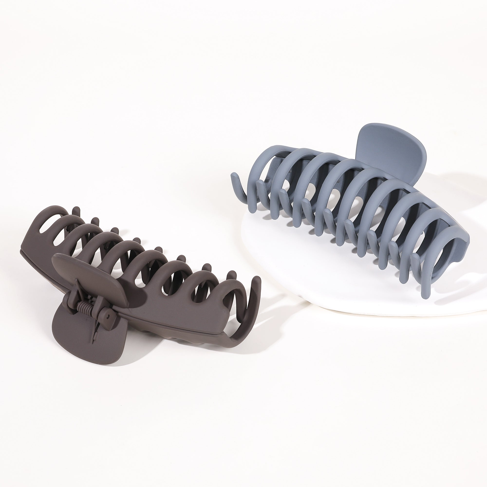 Matte Hair Claw Clips Strong Hold Non-slip Hair Clamps for Thick & Thin Hair