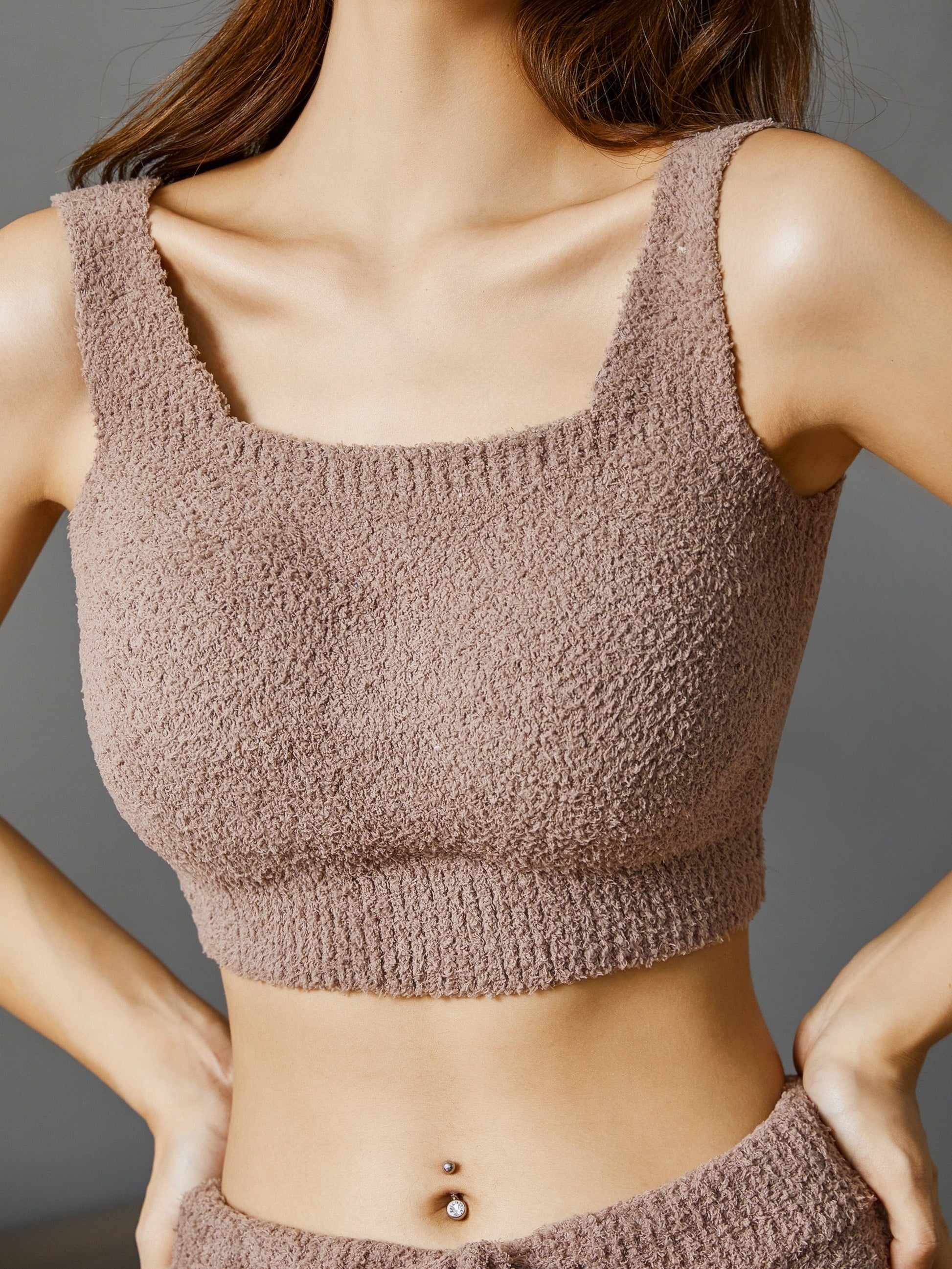 Cozy Thermal Lined Cami Tank Base Layer Vest