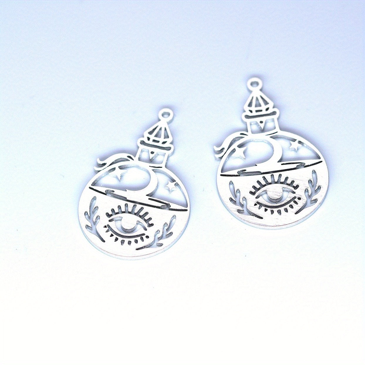 3pcs Vintage Mixed Style Golden Silver Pendant DIY Jewelry Making Accessories