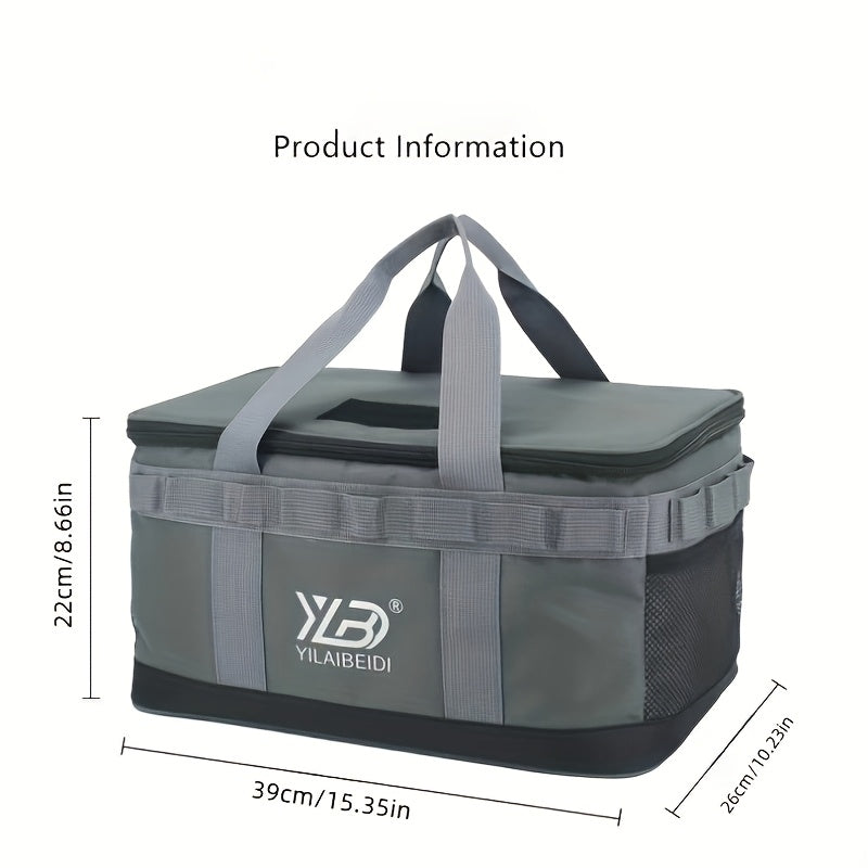 Camping Storage Bag Portable Picnic Set Insulated Outdoor Ice Pack