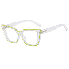 Clear Lens Cat Eye Eyeglasses Transparent Frame Vintage Glasses