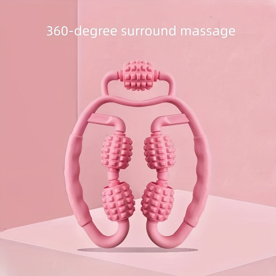 Ring Roller Five Wheel Massager for Tight Legs & Calves Relief