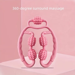 Ring Roller Five Wheel Massager for Tight Legs & Calves Relief