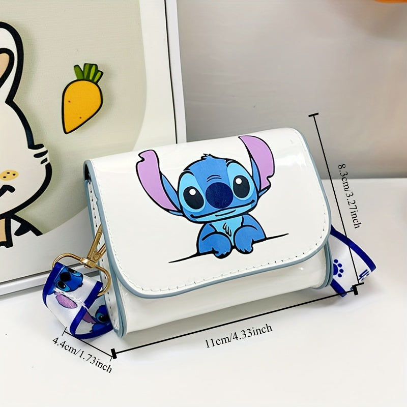 Stitch Girls Diagonal Backpack Durable TPU Material