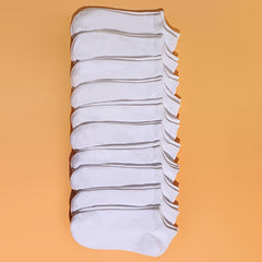 30 Pairs Women's Low Cut Ankle Socks Soft & Lightweight Solid Stockings
