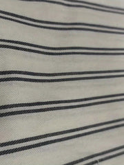 Wide Leg Trousers Stripe Print Elastic Pockets