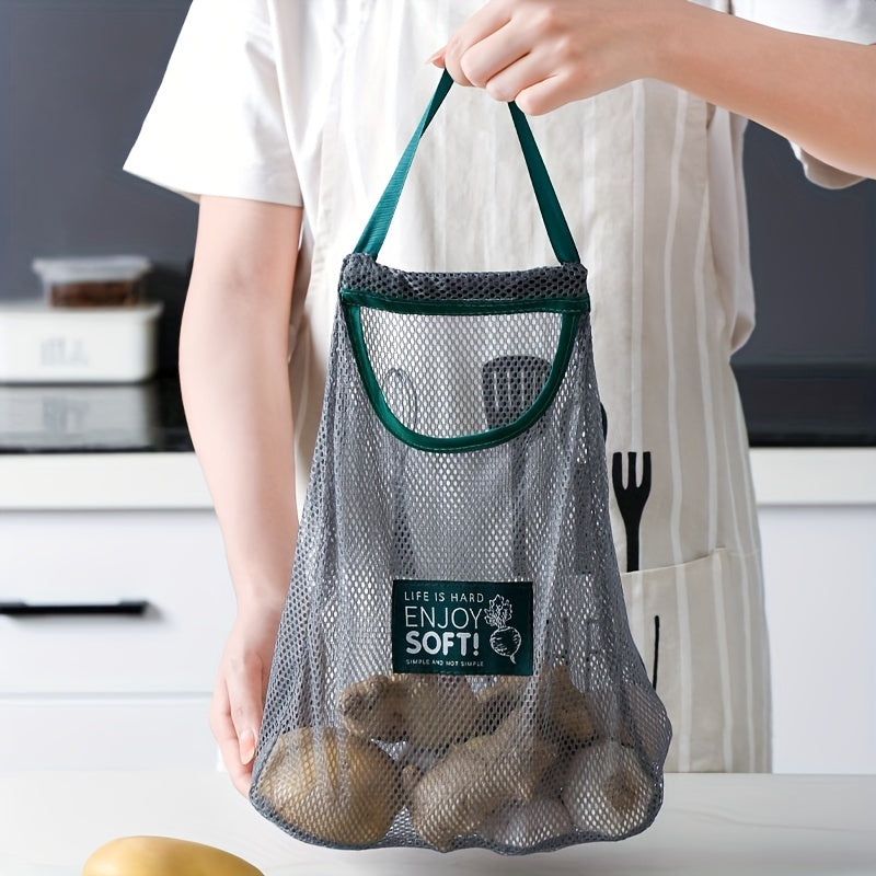 Mesh Storage Bag Kitchen Fruit Vegetable Portable Mesh Organ