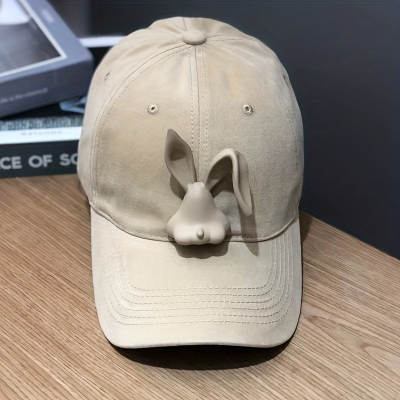Bunny Decor Baseball Cap Candy Cartoon Rabbit Dad Hats