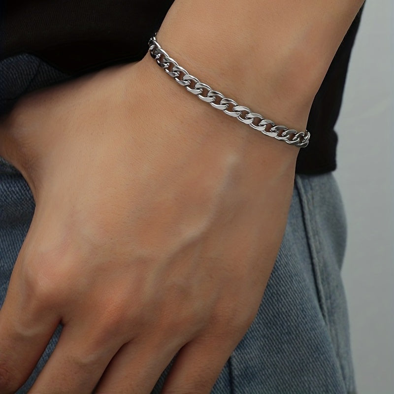 Stainless Steel Chain Men's Bracelet