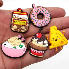 Foodies Shoe Charms Decoration Shoe Accessories Party Decorations