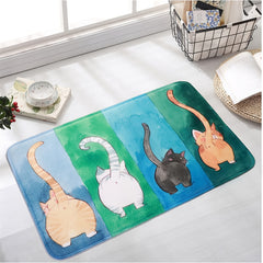 Soft Four Kitten Doormat 15 75x23 62in Welcome Guests with Style and Comfort