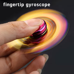 Silvery Zinc Alloy Fidget Spinner Anxiety Relief Focus Enhancer