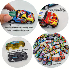 20pcs Pull Back Toy Cars Party Favors Mini Die Cast Race Cars Bulk Gift