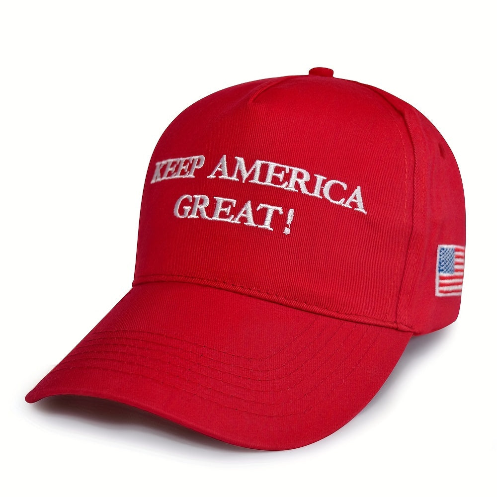 Flag Embroidery Baseball Cap Couple Sun Hat