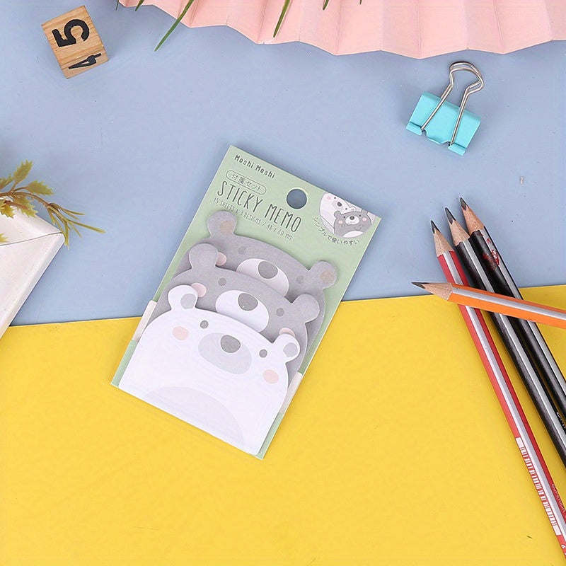 Cartoon Animal Sticky Notes 45 Sheets