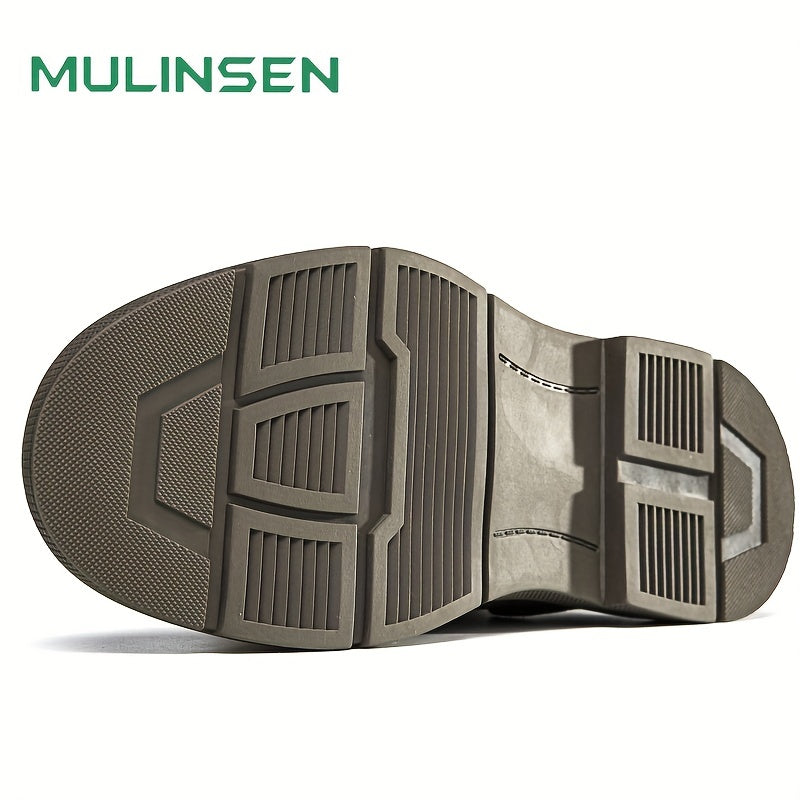 Men's Retro Style Service Boots Casual Walking Shoe