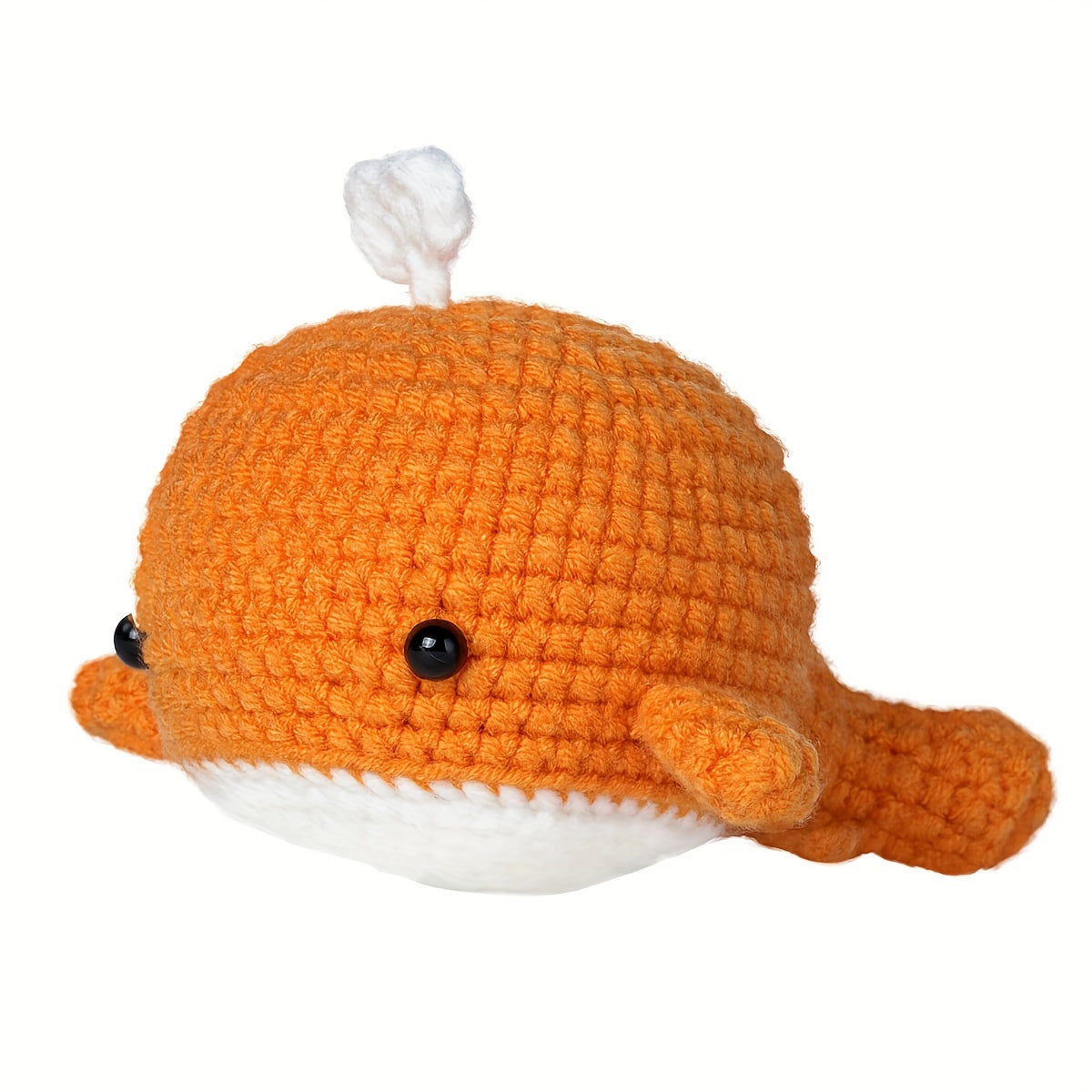 Crochet Kit Full Set Doll Key Pendant Pet Ornament Whale Beanie DIY Doll Learn