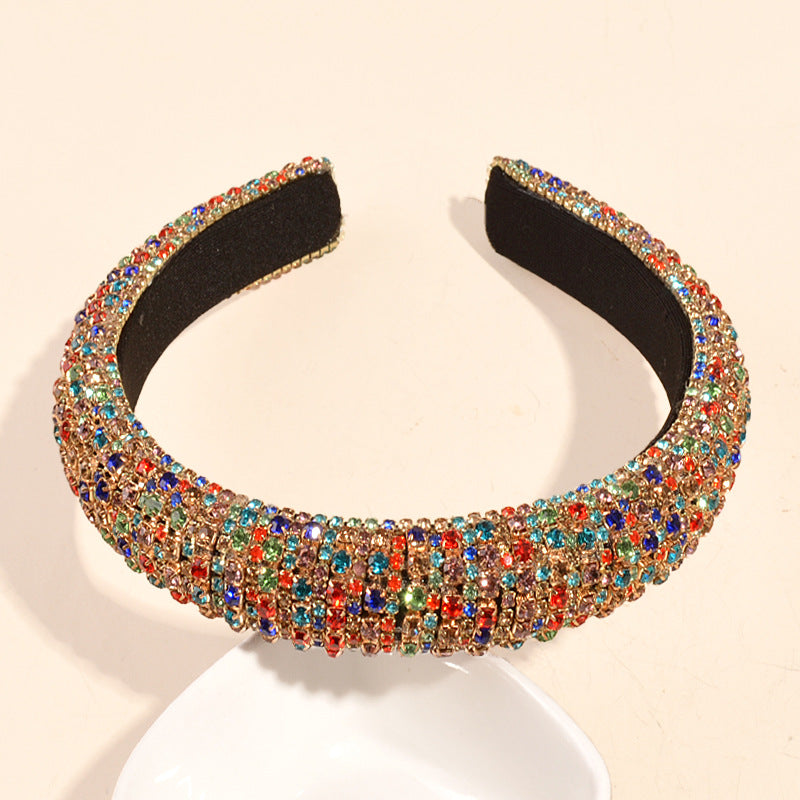 Baroque Banquet Party Hair Hoop Full Rhinestone Hair Accessories