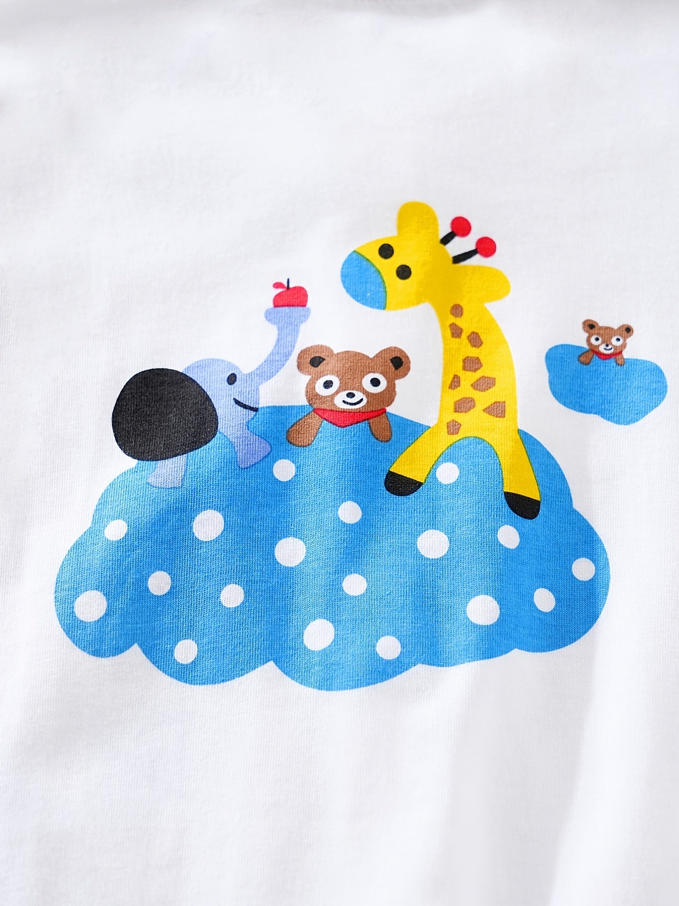 Baby Boys Animal Pattern Cotton Long Sleeve Romper Jumpsuit