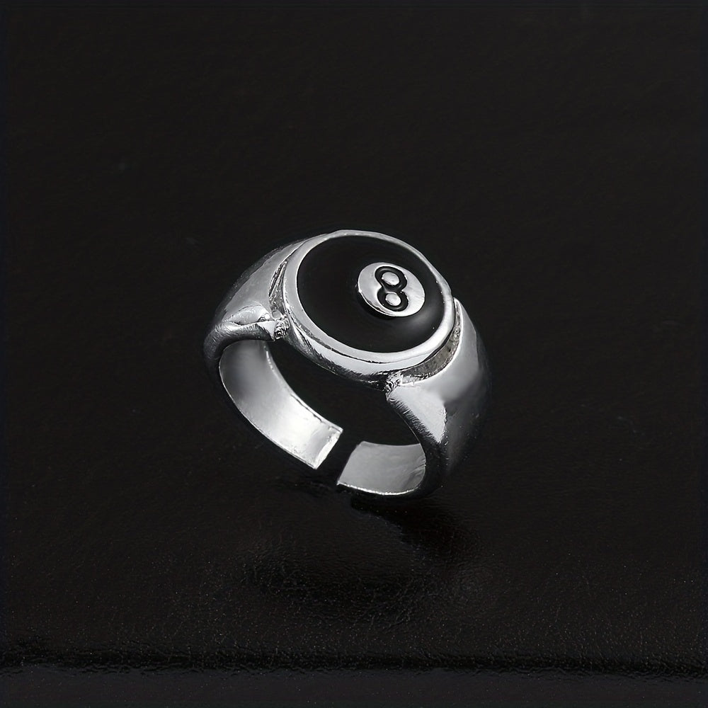 Men's Oil Drop Finger Ring No 8