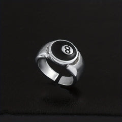 Men's Oil Drop Finger Ring No 8