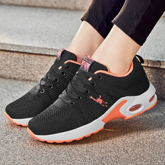 Women's Mesh Lace-up Athletic Running Shoes