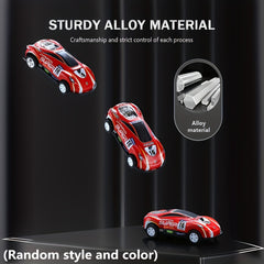 50 Pull Back Toy Cars with Storage Box - Christmas Halloween Thanksgiving Random