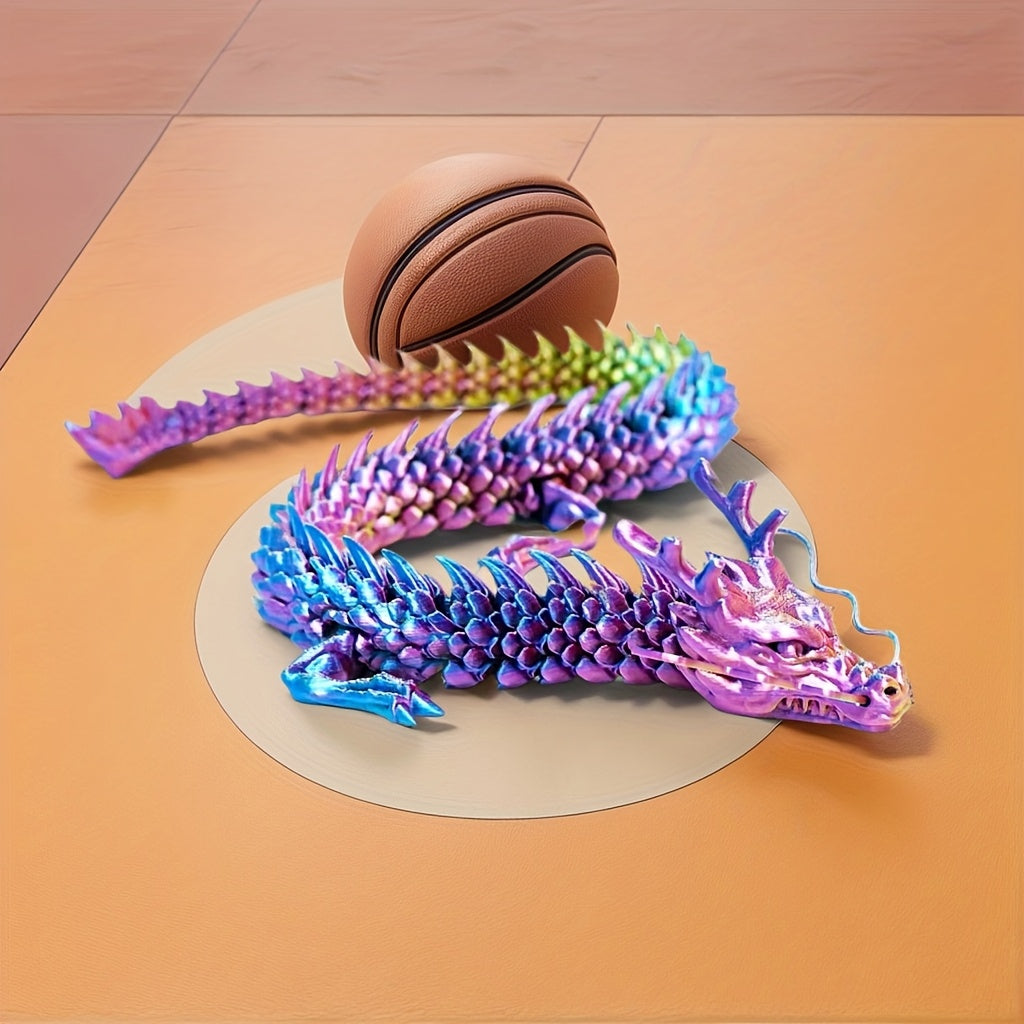 3D Printed Laser Dragon Model Collectible Ornament Home Decor