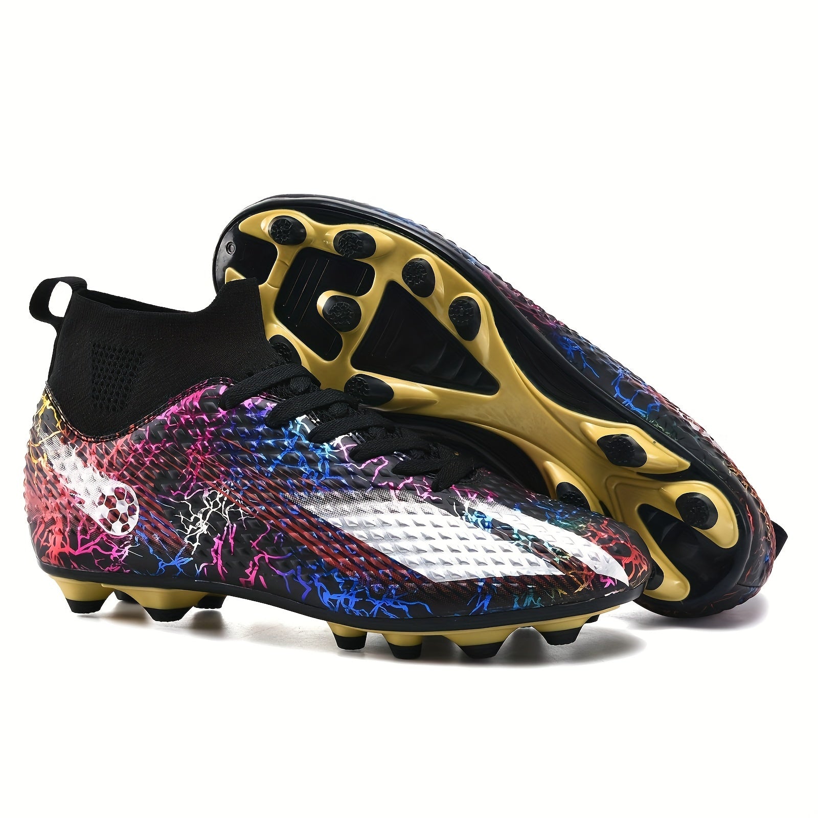 Non Slip Soccer Spikes Cleats Lightweight Turf Soccer Shoes