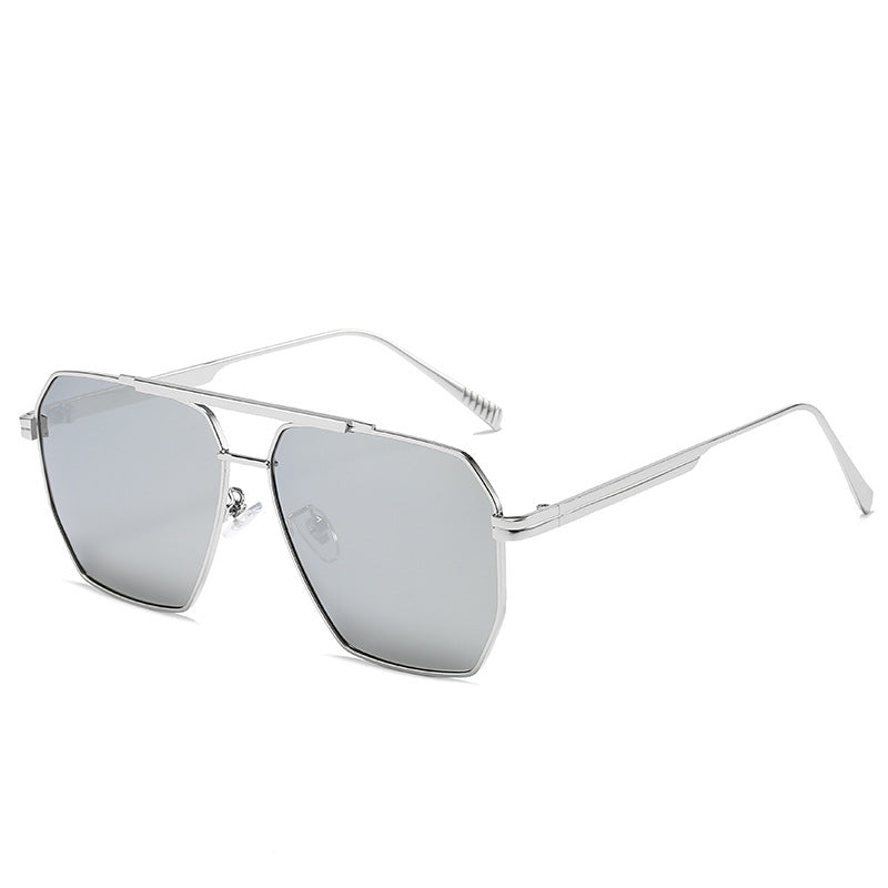 Polarized Square Vintage Sunglasses Classic Metal Sun Glasses