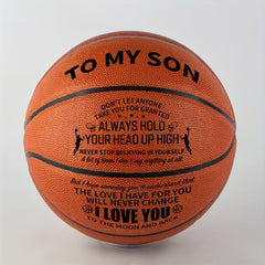 Engraved Kids Basketball with Pump