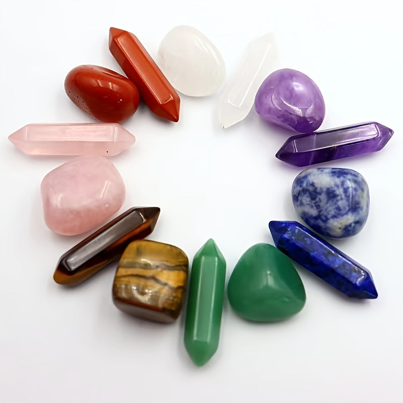 Healing Crystals Wands & Tower Chakra Stones Set