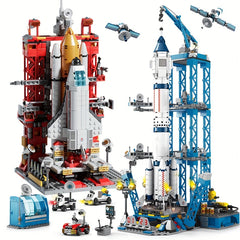 Space Blocks 500 Piece Exploration Building Set for Kids
