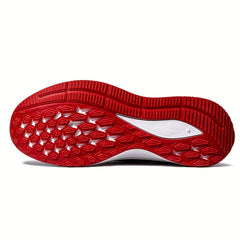 Men's Letter Print Lace up Sneakers Soft Sole Walking Shoes